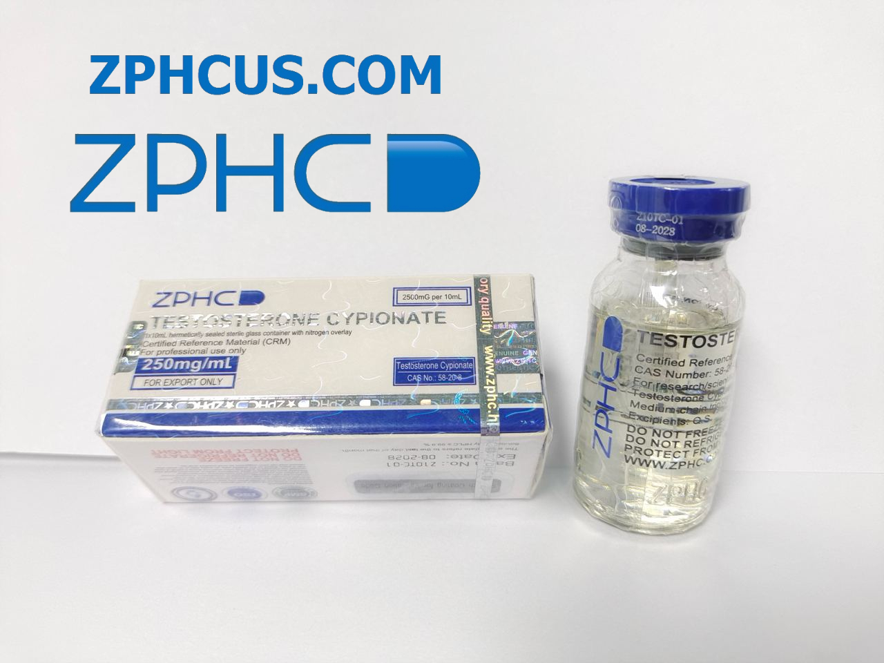 Testosterone Cypionate 250 mg/ml 10 ml ZPHC