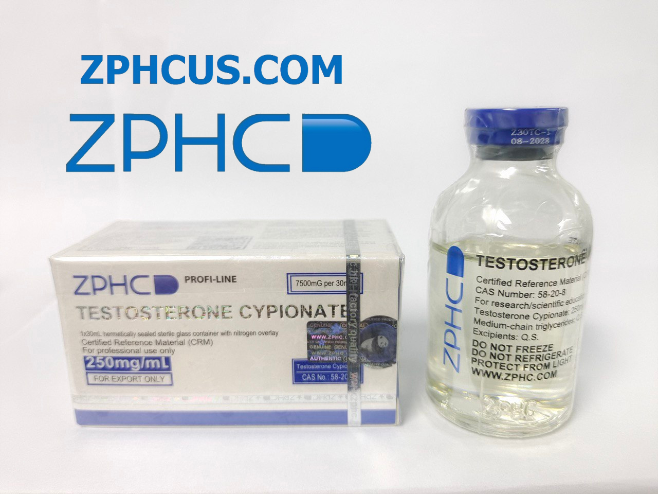 Testosterone Cypionate 250 mg/ml 30 ml ZPHC