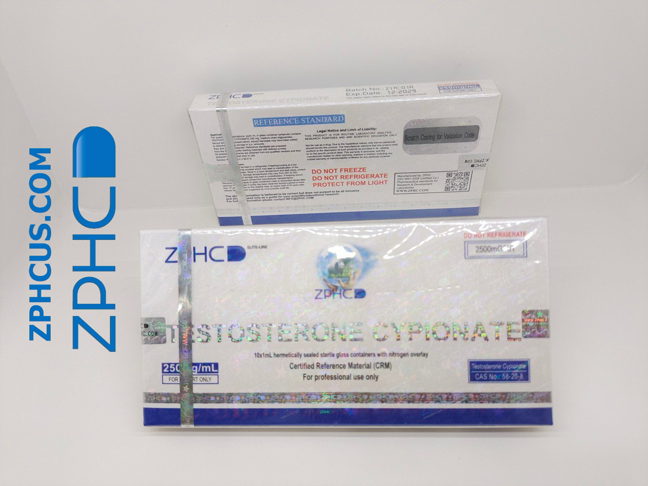 Testosterone Cypionate 250 mg/ml 1ml 10 amp ZPHC