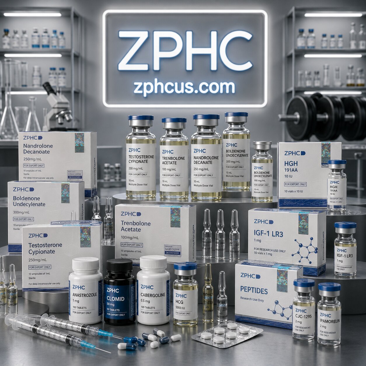 Mega mass mix (GHRP6 + CJC-1295) ZPHC 50 mg - Domestic US